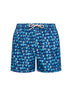 Shorts da mare Lighting in tessuto leggero stampato blu - SSC NAPOLI EDIZIONE SPECIALE