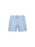 Light blue striped Lighting Micro swim shorts with lobster print