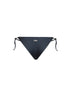 Slip mare brasiliana Marielle Plate in lycra glossy finish blu