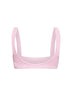 Pink Naima classic crinkle bralette bikini top