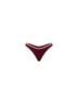 Slip bikini brasiliana Naomi String in lycra bordeaux