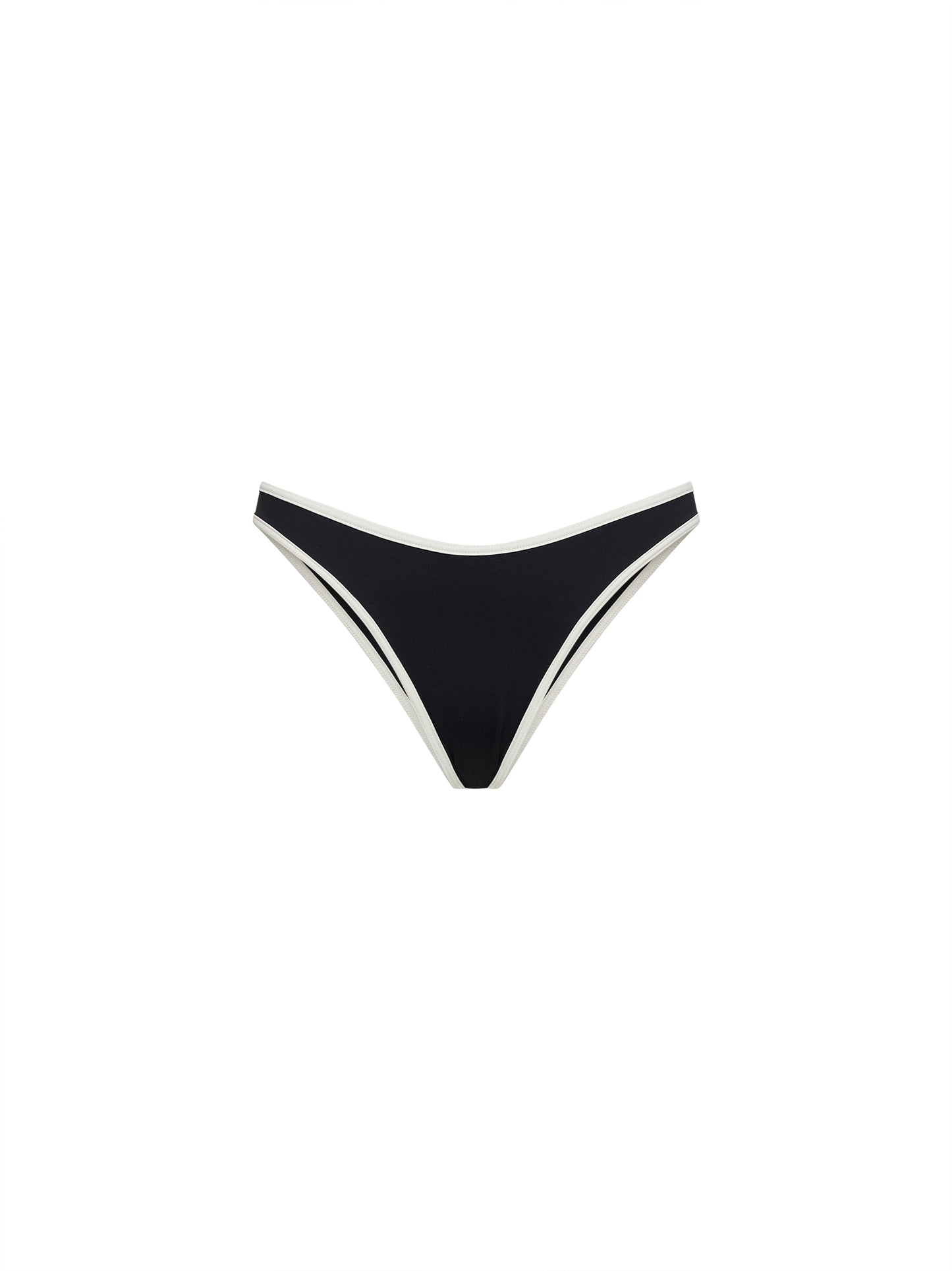 Slip bikini brasiliana Naomi String in lycra nera