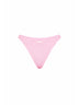 Slip bikini sgambato Naomi in tessuto crinkle rosa