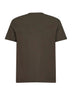 T-shirt Orson in crêpe di cotone verde con ricamo