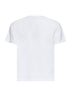 White fresh cotton crepe Orson T-shirt with embroidery