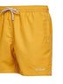 Mustard logo embroidered Patmos classic swim shorts