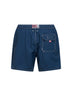 Marine blue logo embroidered Patmos classic swim shorts