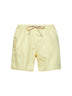 Shorts da mare classico Patmos giallo chiaro con ricamo logo