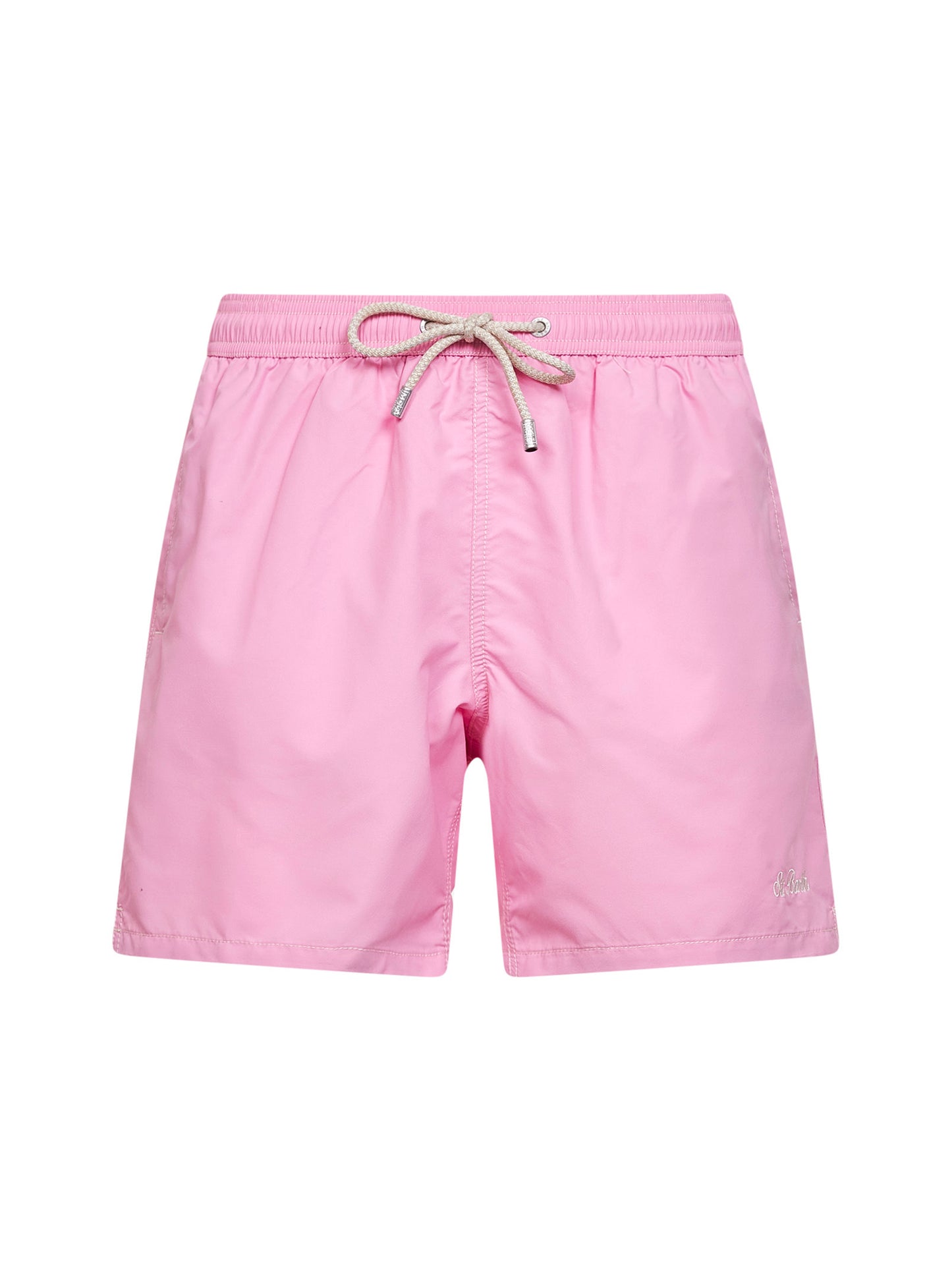 Bubble pink logo embroidered Patmos classic swim shorts