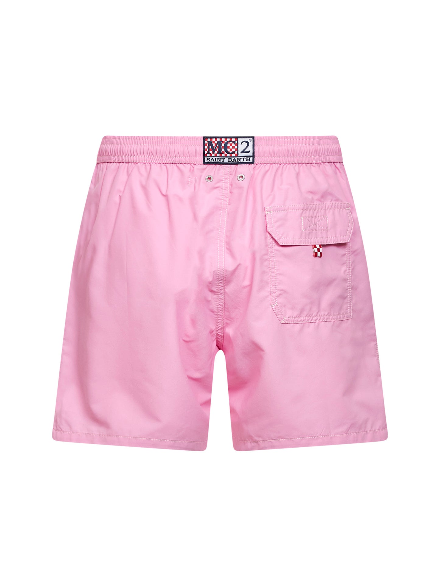 Bubble pink logo embroidered Patmos classic swim shorts