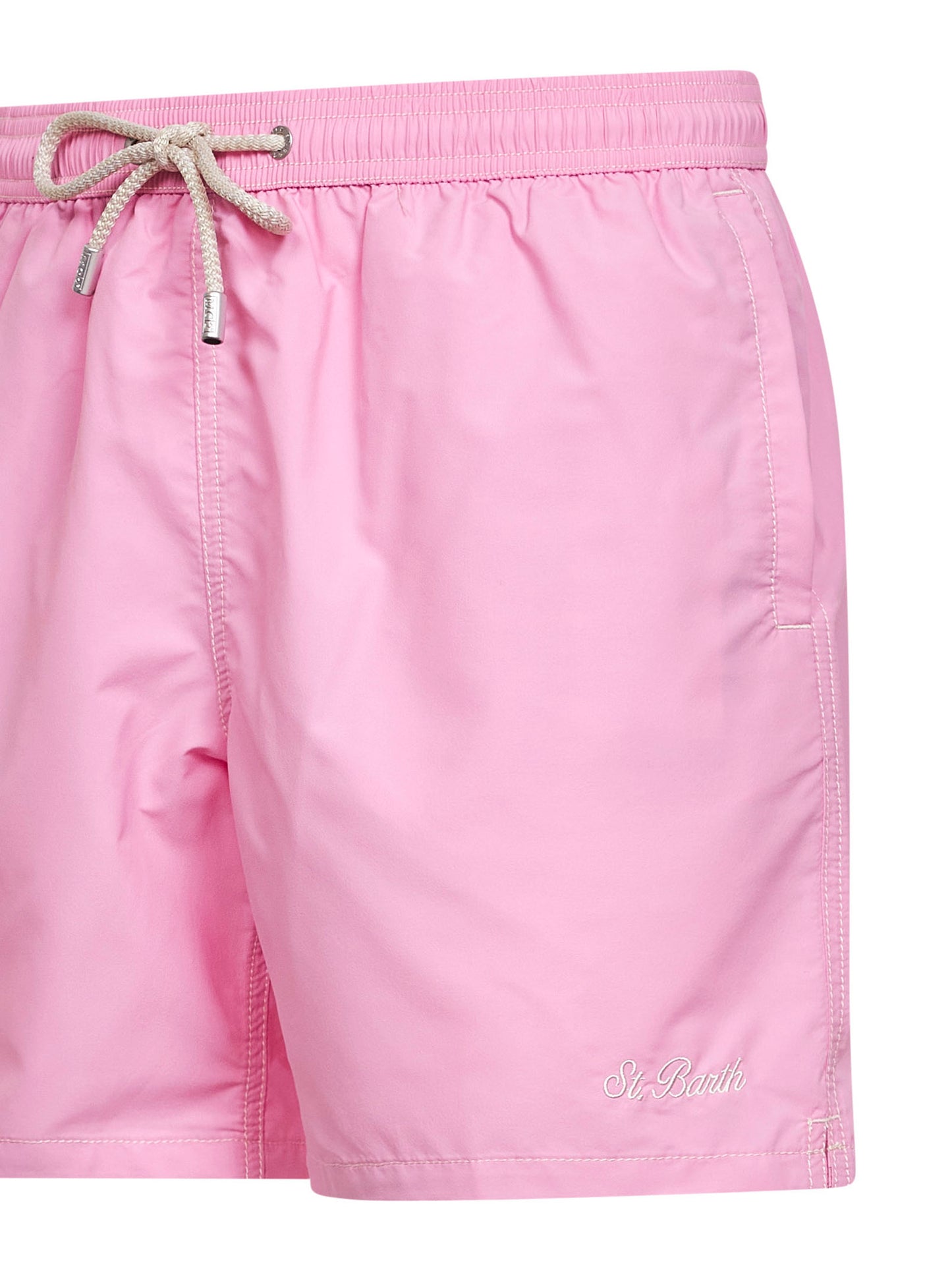 Bubble pink logo embroidered Patmos classic swim shorts