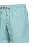 Shorts da mare classico Patmos verde salvia con ricamo logo