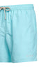 Shorts da mare classico Patmos verde acqua con ricamo logo