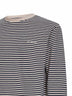 Blue and cream striped cotton and linen Ponza sweatshirt
