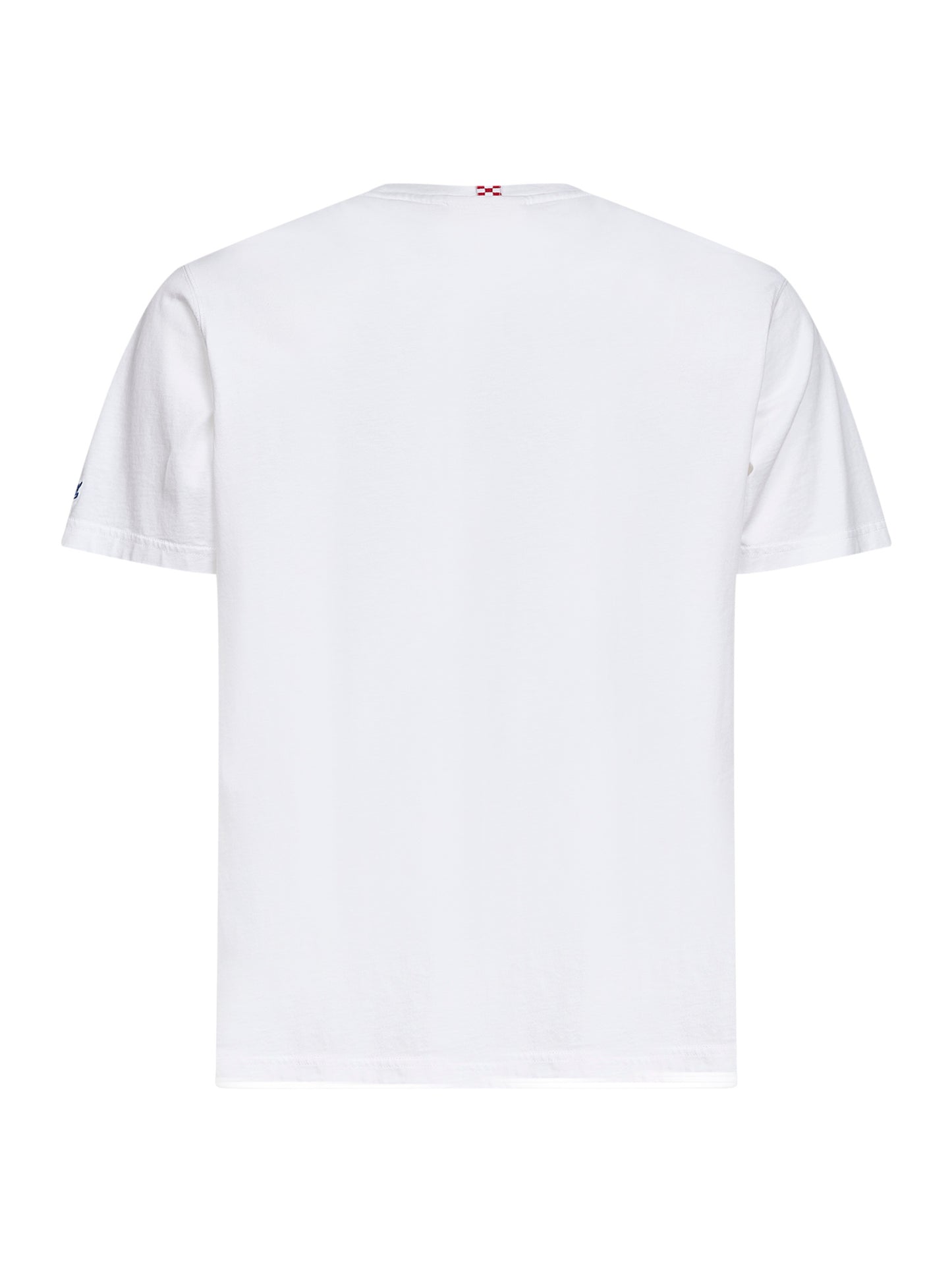 T-shirt Portofino bianca con ricamo Male Mare