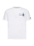 White Aperitivo a Portofino-embroidered Portofino T-shirt - PORTOFINO DRY GIN SPECIAL EDITION