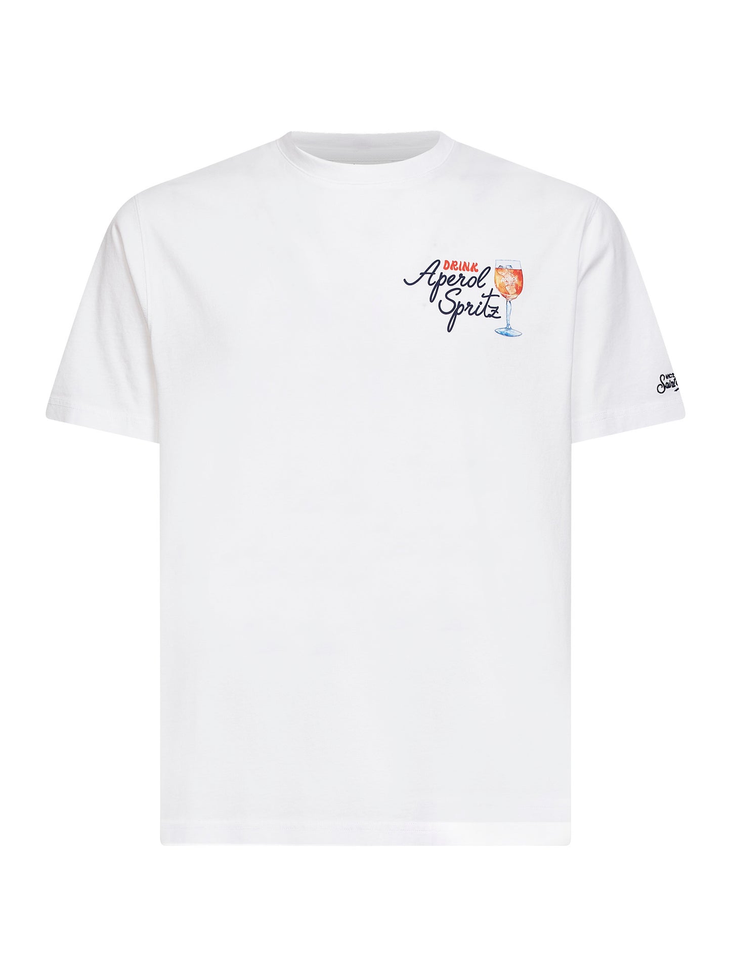 T-shirt Portland bianca con stampa Aperol Spritz - Edizione Speciale