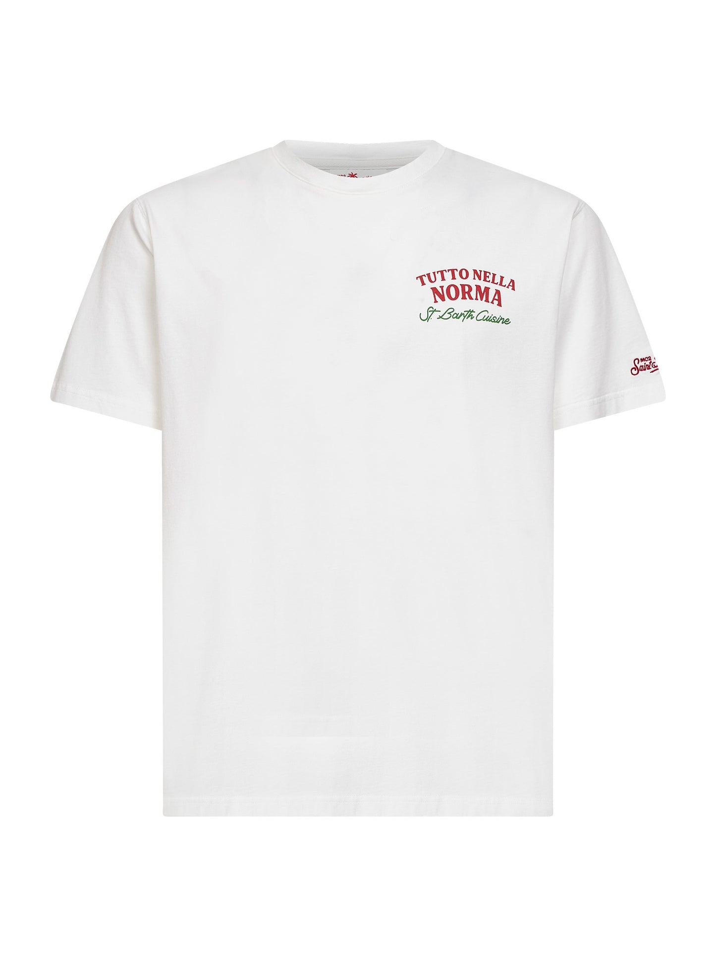 White Nella Norma-print Portland T-Shirt