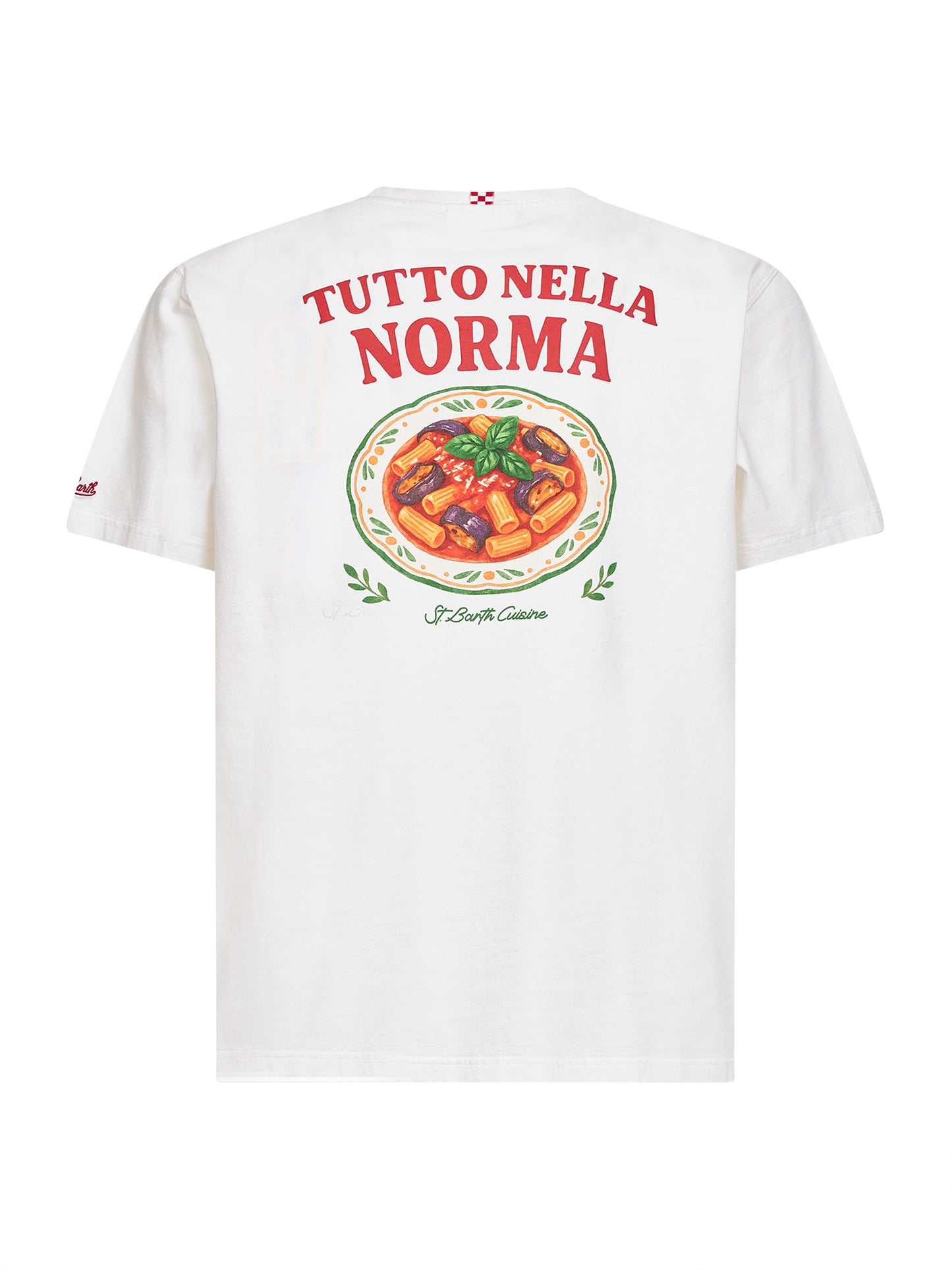 White Nella Norma-print Portland T-Shirt
