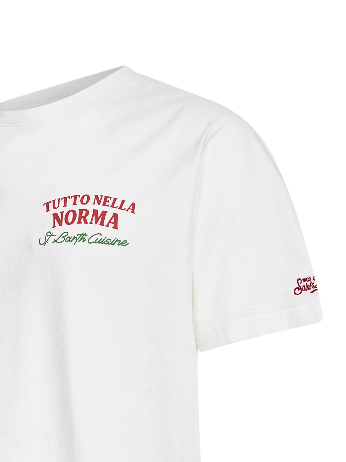 White Nella Norma-print Portland T-Shirt