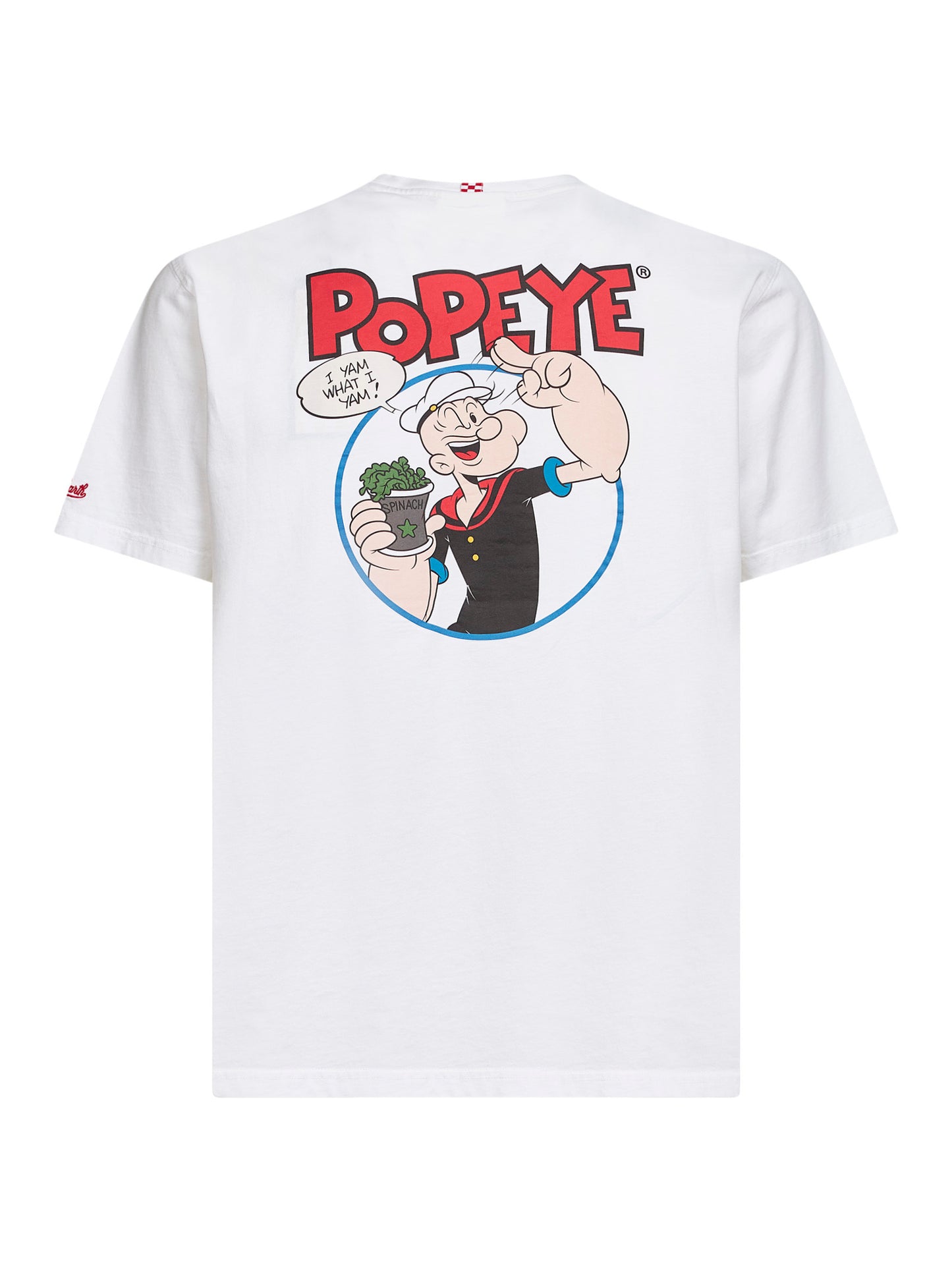 T-shirt Portland bianca con stampa Popeye - Edizione Speciale