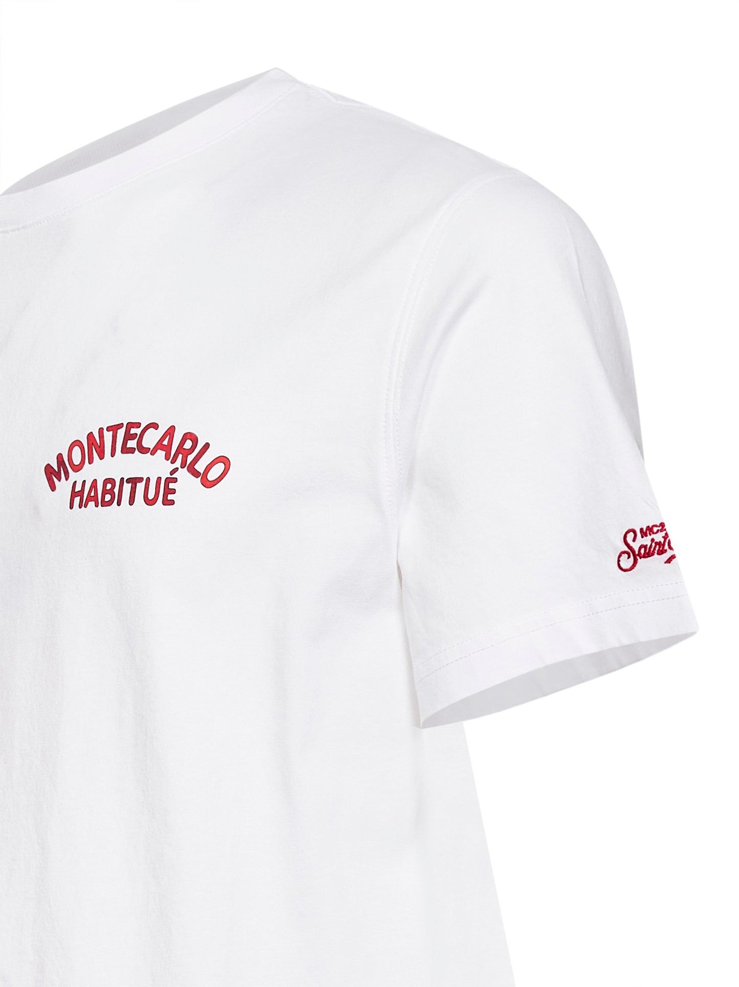 T-shirt Portland bianca con stampa Scrooge Montecarlo