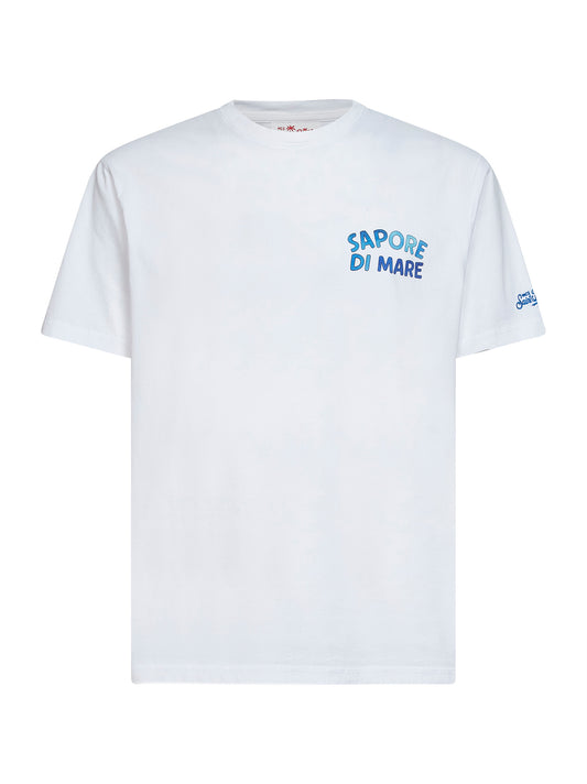 T-shirt Portland bianca con stampa Gin Mare - Edizione Speciale