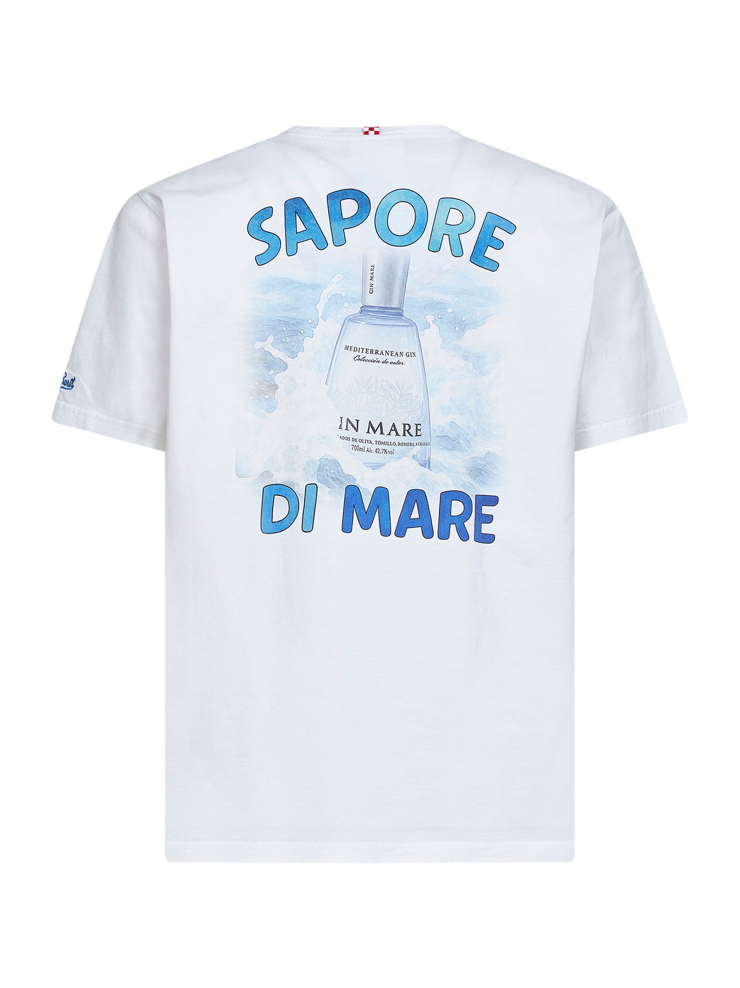T-shirt Portland bianca con stampa Gin Mare - Edizione Speciale