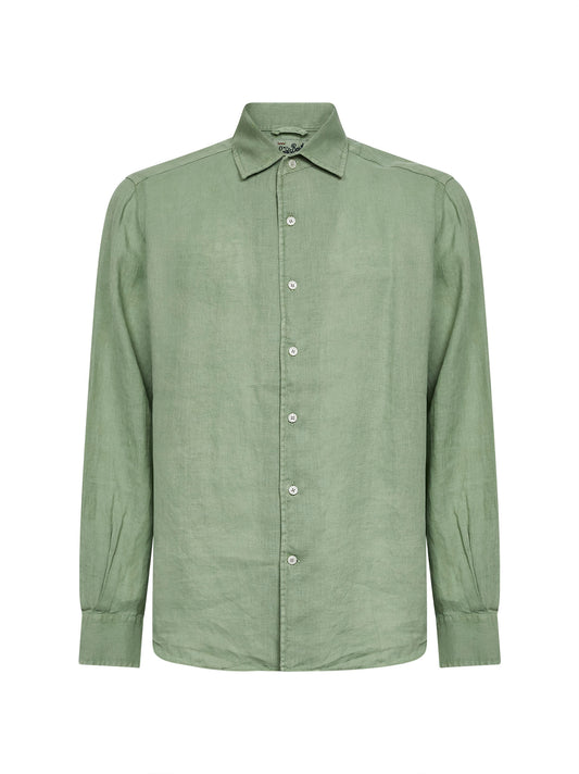 Green linen Raphael shirt
