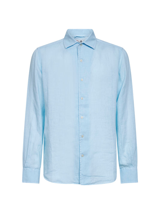Light blue linen Raphael shirt