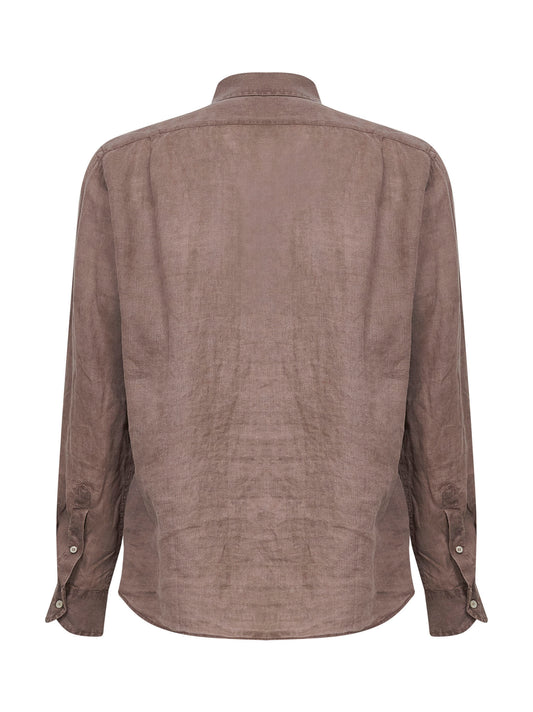 Brown linen Raphael shirt