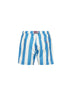 White and light blue striped Syros swim shorts