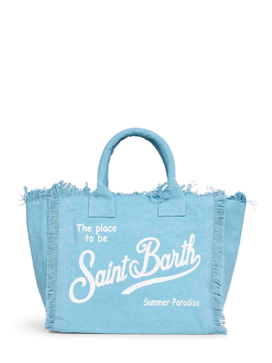 Borsa a mano Vanity azzurra