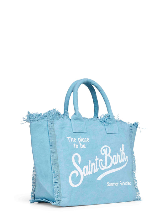 Borsa a mano Vanity azzurra