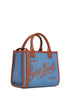 Blue Vanity Bag Midi handbag with shoulder strap