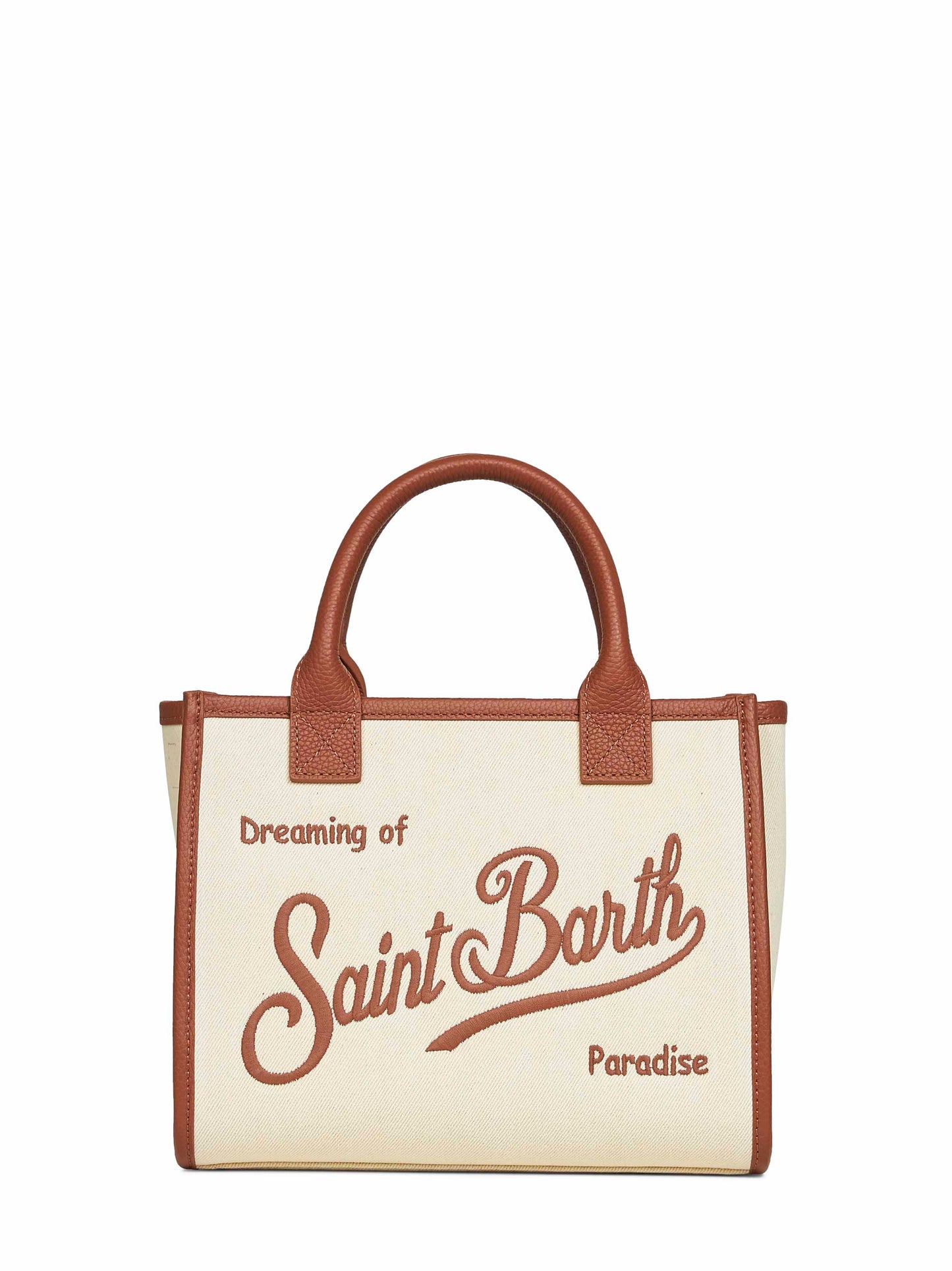 Borsa a mano con tracolla Vanity Bag Midi avorio