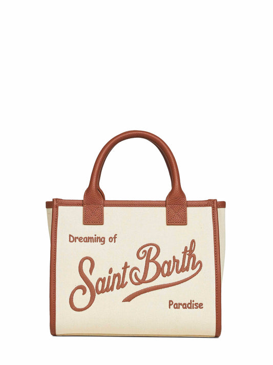 Borsa a mano con tracolla Vanity Bag Midi avorio