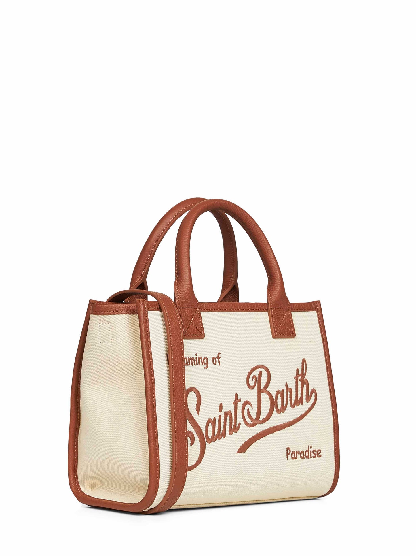 Borsa a mano con tracolla Vanity Bag Midi avorio
