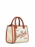 Borsa a mano con tracolla Vanity Bag Midi avorio