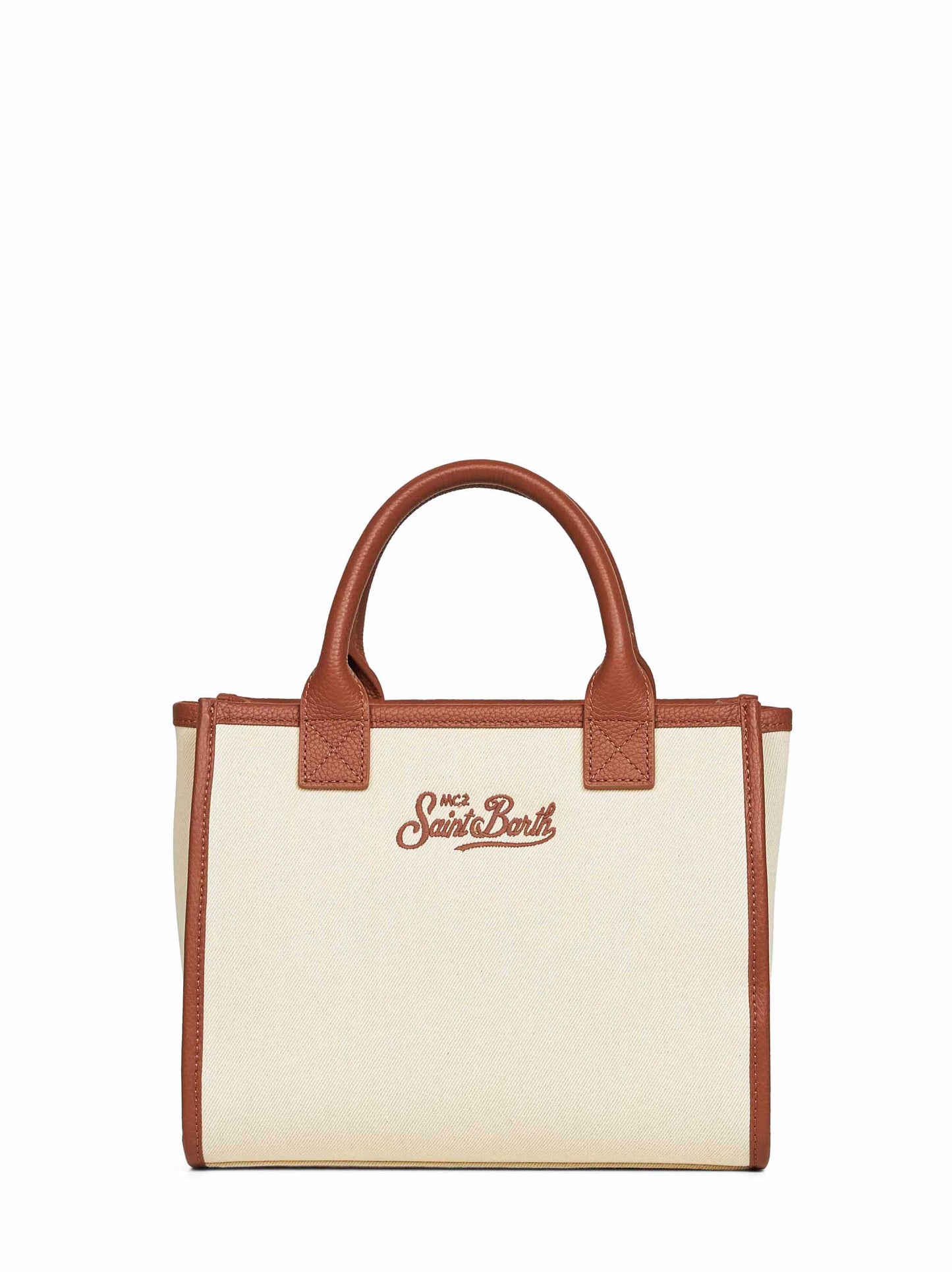 Borsa a mano con tracolla Vanity Bag Midi avorio