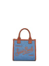 Borsa a mano con tracolla Vanity Bag Mini blu