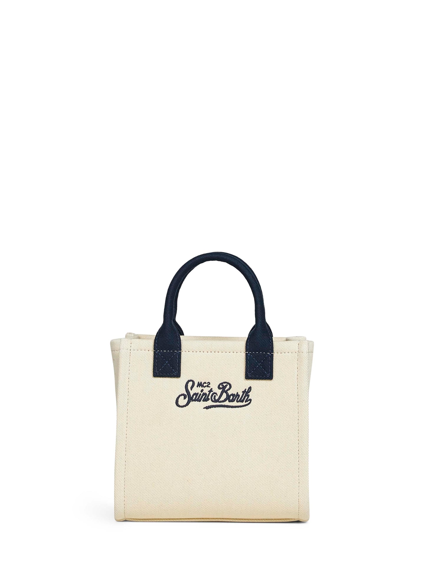 Borsa a mano con tracolla Vanity Bag Mini avorio