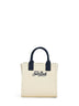 Borsa a mano con tracolla Vanity Bag Mini avorio