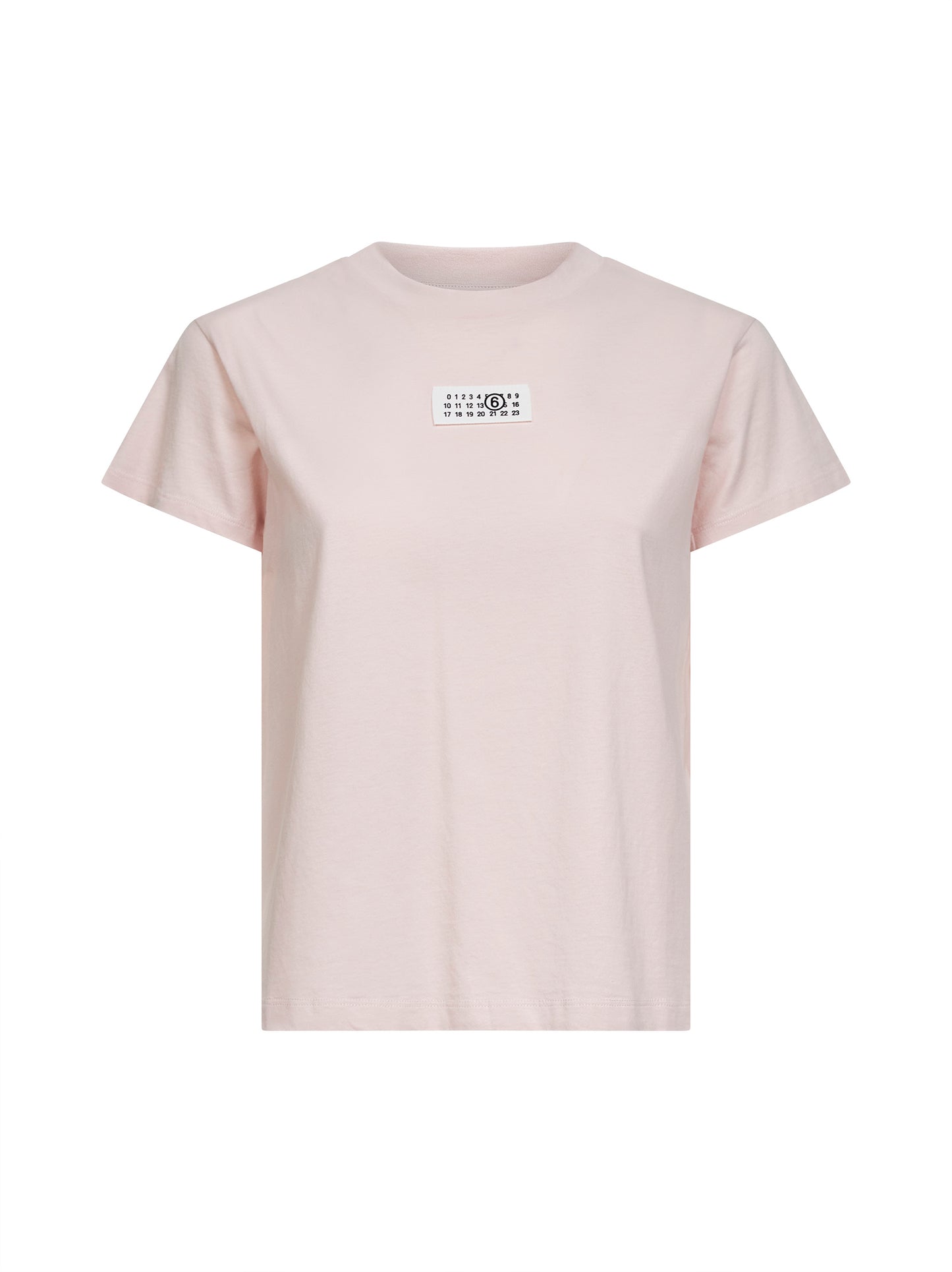 T-shirt numeric in jersey di cotone traspirante rosa