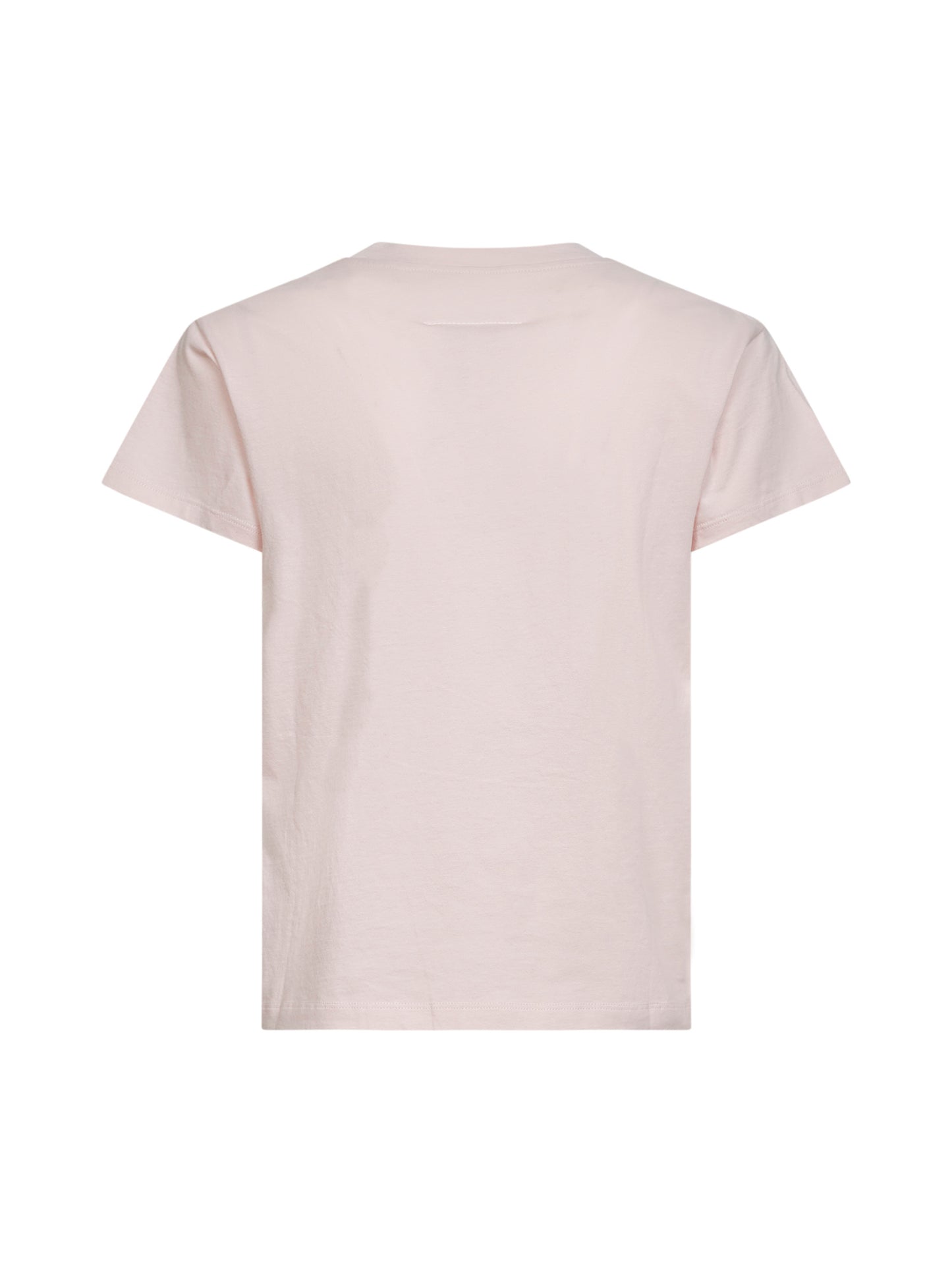 T-shirt numeric in jersey di cotone traspirante rosa