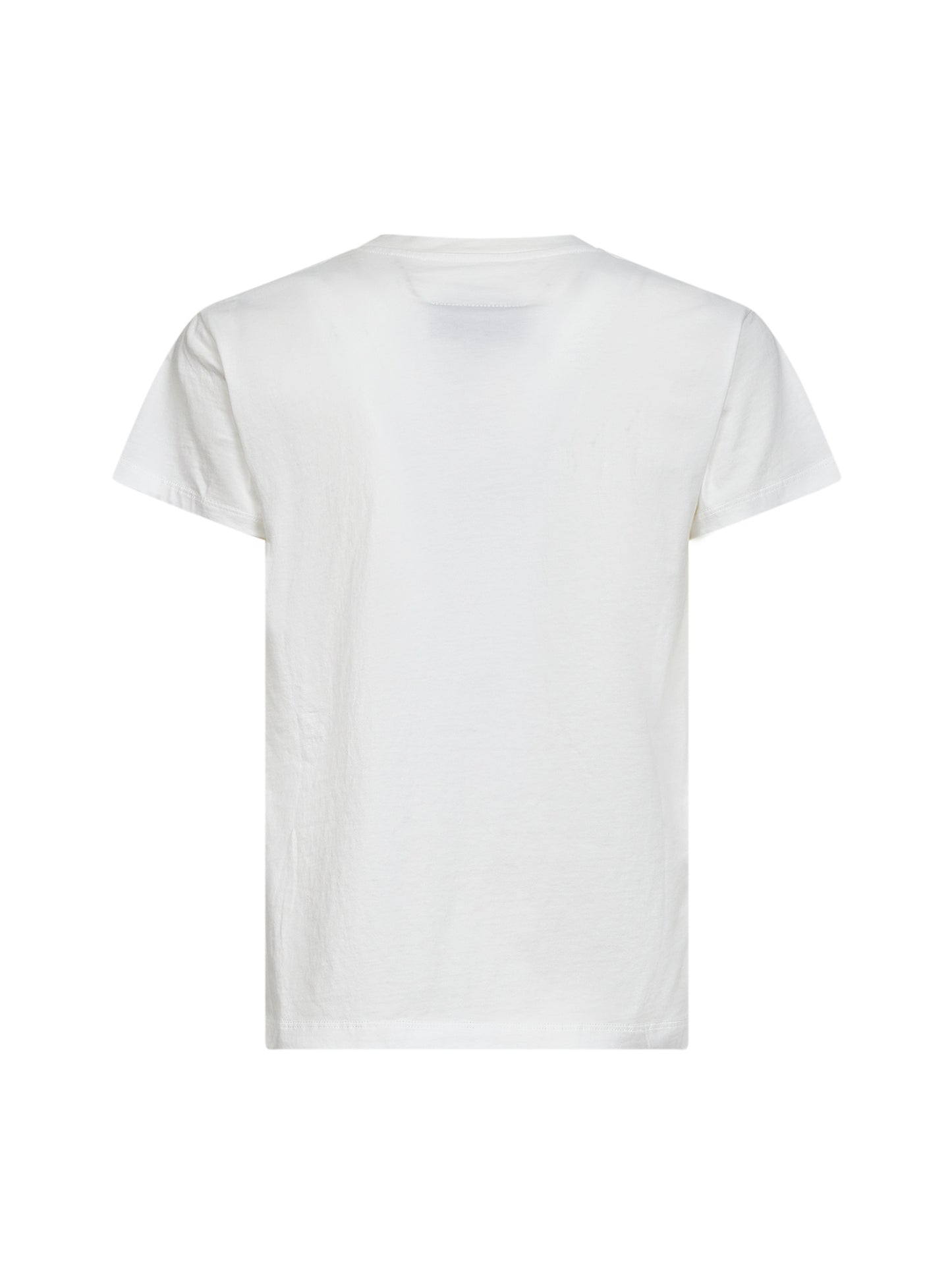 Off-white breathable cotton jersey numeric T-shirt