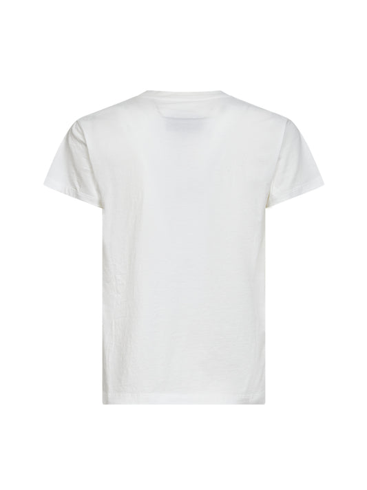 T-shirt numeric in jersey di cotone traspirante bianco