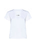 White cotton jersey T-shirt