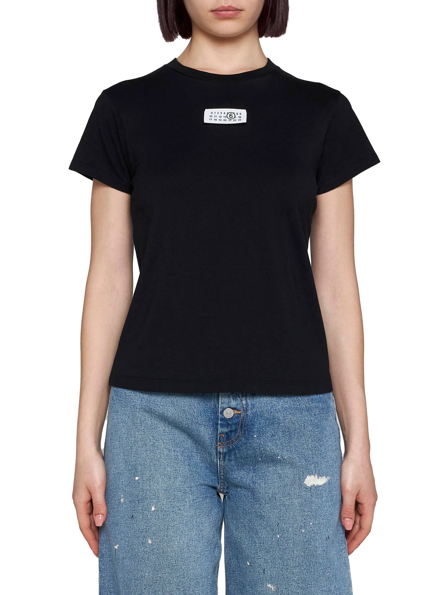 T-shirt in cotone con logo