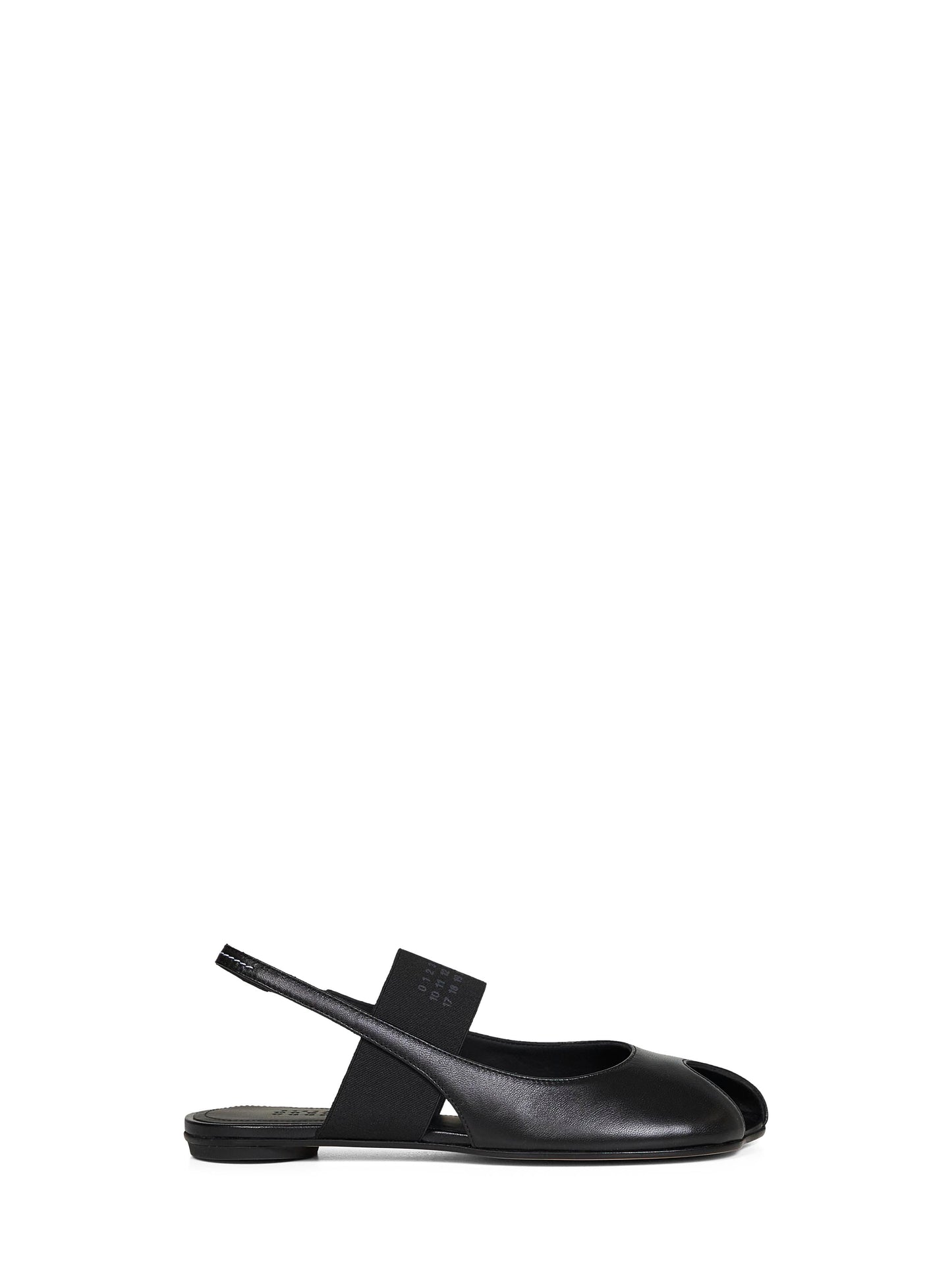 Black Anatomic Numeric slingbacks